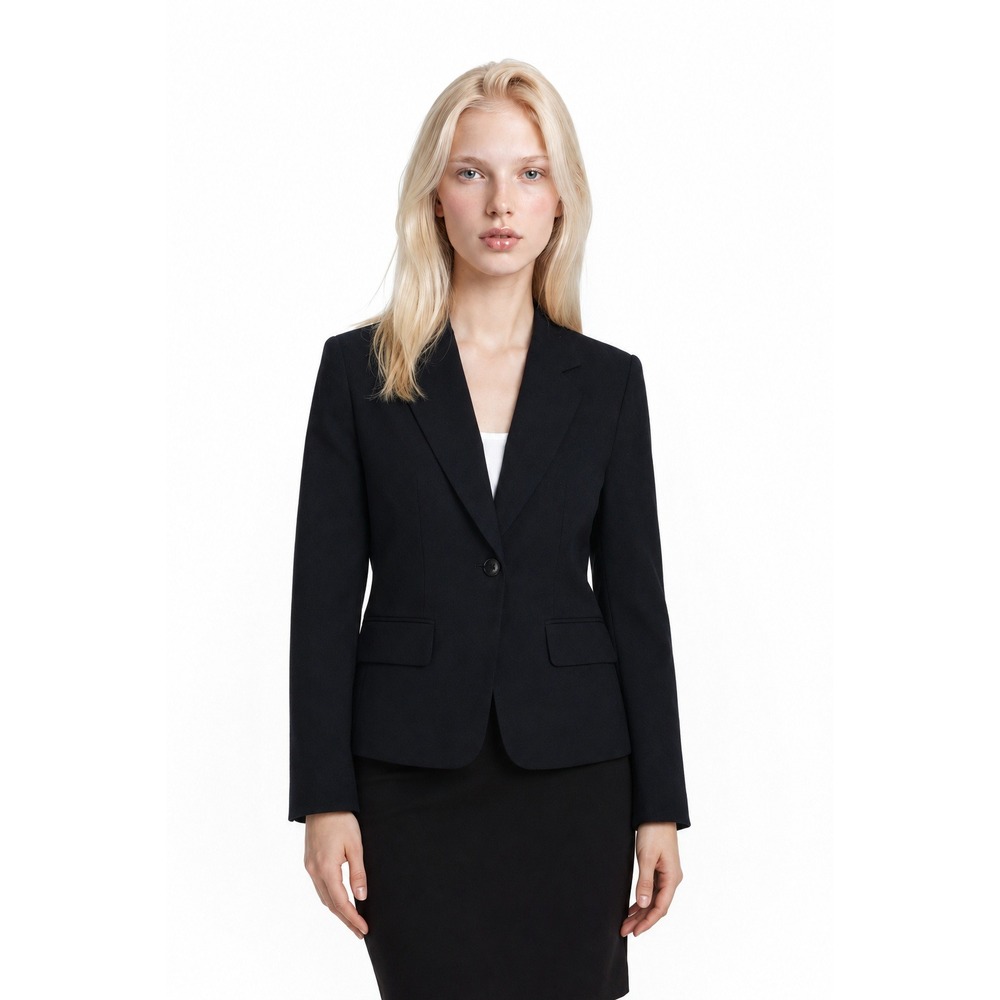 Vintage NEW Liz Claiborne Blazer Women's Size 8 Navyโ Blue Single Button Jacket